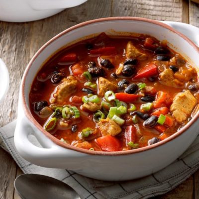 Read more about the article Black Bean & Chicken Chili